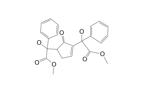 Hydroxy-[4-(hydroxymethoxycarbonylphenylmethyl)-5-oxocyclopent-1-enyl)phenylacetic acid methyl ester