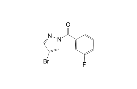 4-bromo-1-(3-fluorobenzoyl)-1H-pyrazole