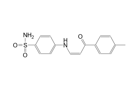 4-{[(1Z)-3-(4-methylphenyl)-3-oxo-1-propenyl]amino}benzenesulfonamide