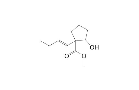 2-(Methoxycarbonyl)-2-(1'-butenyl)-1-cyclopentanol
