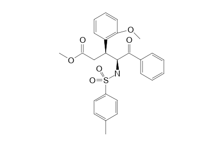 (3S,4S)-methyl 3-(2-methoxyphenyl)-4-(4-methylphenylsulfonamido)-5-oxo-5-phenylpentanoate