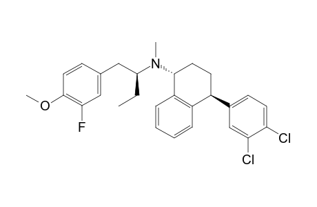 (1R,4S)-4-(3,4-Dichlorophenyl)-N-((S)-1-(3-fluoro-4-methoxyphenyl)butan-2-yl)-N-methyl-1,2,3,4-tetrahydronaphthalen-1-amine