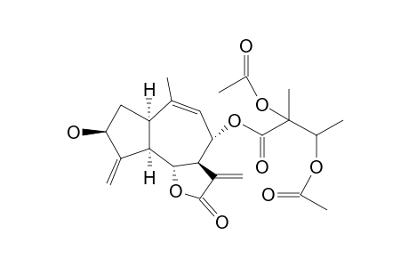 EREMANTHIN,3-B-HYDROXY-8-A-(2',3'-DIACETOXY-2'-METHBUTANOYLOXY)