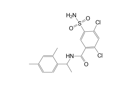 5-(aminosulfonyl)-2,4-dichloro-N-[1-(2,4-dimethylphenyl)ethyl]benzamide