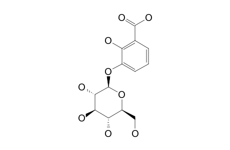 PYROCATECHUIC-ACID-3-O-BETA-D-GLUCOPYRANOSIDE;2-HYDROXY-3-O-BETA-D-GLUCOPYRANOSYL-BENZOIC-ACID