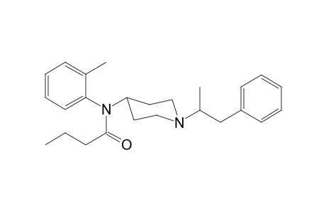 N-2-Methylphenyl-N-[1-(1-phenylpropan-2-yl)piperidin-4-yl]butanamide
