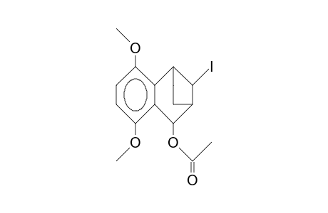 1-Acetoxy-3-iodo-5,8-dimethoxy-2,4-ethano-1,2,3,4-tetrahydro-naphthalene