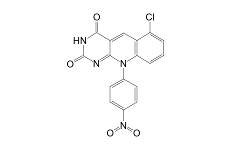 6-Chloro-10-(4-nitrophenyl)pyrimido[4,5-b]quinoline-2,4(3H,10H)-dione