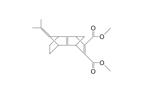 4,5-Bis(methoxycarbonyl)-11-isopropylidene-tetracyclo(6.2.1.1/3,6/.0/2,7/)dodeca-2(7),4-diene