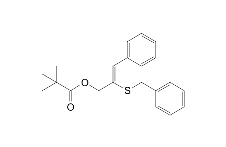 (Z)-2-(Benzylthio)-1-phenyl-3-(trimethylacetoxy)prop-1-ene