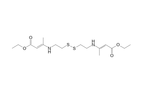 3,3'-[dithiobis(ethyleneimino)]dicrotonic acid, diethyl ester