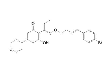 2-Cyclohexen-1-one, 2-[1-[[[4-(4-bromophenyl)-3-butenyl]oxy]imino]propyl]-3-hydroxy-5-(tetrahydro-2H-pyran-4-yl)-, (?,E)-