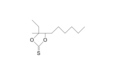 cis-4-Ethyl-5-hexyl-4-methyl-1,3-dioxolane-2-thione