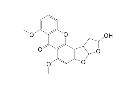 6,8-Dimethoxy-2-hydroxy-7H-1,2-dihydrofuro[3',2':4,5]furo[2,3-c]xanthene-7-one