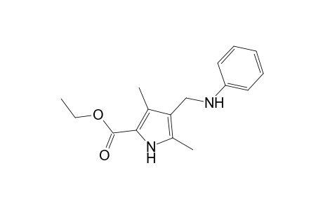 Ethyl 4-(anilinomethyl)-3,5-dimethyl-1H-pyrrole-2-carboxylate
