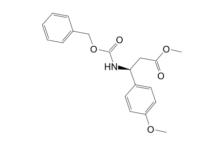 Methyl (S)-(-)-3-benzyloxycarbonylamino-3-(4-methoxyphenyl)propanoate