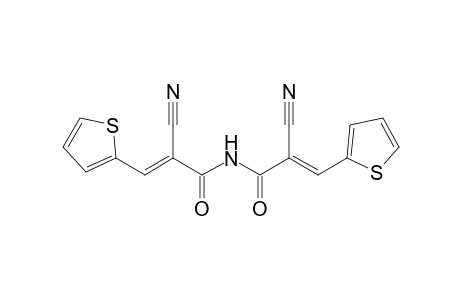 bis[2'-Cyano-3'-(2"-thienyl)-2'-propenoyl]amine