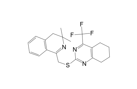 2-[(3,3-dimethyl-4H-isoquinolin-1-yl)methylsulfanyl]-4-(trifluoromethyl)-5,6,7,8-tetrahydroquinazoline