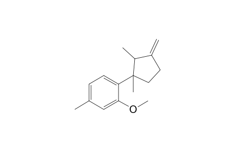 1-(1,2-Dimethyl-3-methylenecyclopentyl)-2-methoxy-4-methylbenzene