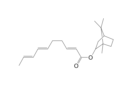 Deca-2(E),6(E),8(E)-trienoic Acid - Bornyl Ester