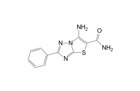 5-Amino-2-phenyl[1,3]thiazolo[3,2-b][1,2,4]triazole-6-carboxamide