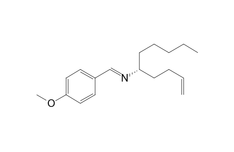 (E)-N-(4-Methoxybenzylidene)-1-decen-5(R)-amine