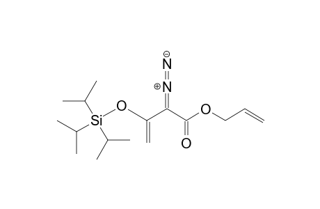 Allyl 2-diazo-3-[tri(isopropyl)silyloxy]but-3-enoate