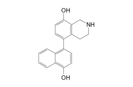 5-(4'-Hydroxynaphthalen-1'-yl)-1,2,3,4-tetrahydroisoquinolin-8-ol