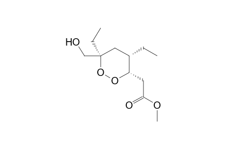methyl 2-[(3S,4S,6R)-4,6-diethyl-6-(hydroxymethyl)dioxan-3-yl]acetate