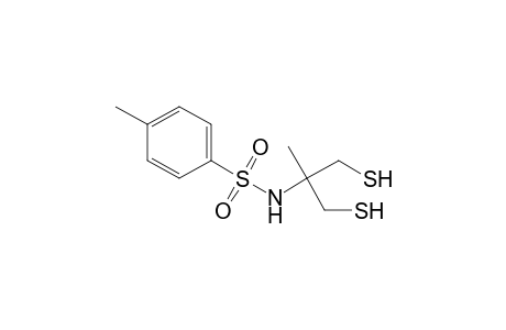 Benzenesulfonamide, N-[2-mercapto-1-(mercaptomethyl)-1-methylethyl]-4-methyl-
