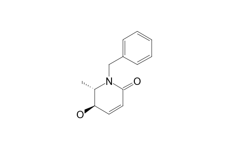 (TRANS)-(-)-(5R,6S)-1-BENZYL-5-HYDROXY-6-METHYL-5,6-DIHYDROPYRIDIN-2(1H)-ONE