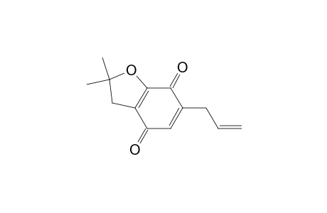 4,7-Benzofurandione, 2,3-dihydro-2,2-dimethyl-6-(2-propenyl)-