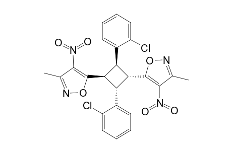 TRANS-1,3-DI-(3-METHYL-4-NITROISOXAZOL-5-YL)-TRANS-2,CIS-4-DI-(2-CHLOROPHENYL)-CYCLOBUTANE