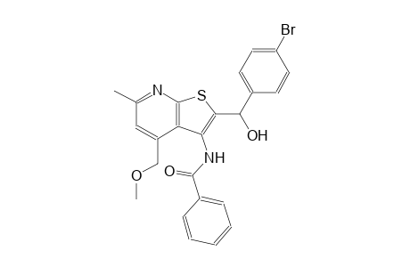 benzamide, N-[2-[(4-bromophenyl)hydroxymethyl]-4-(methoxymethyl)-6-methylthieno[2,3-b]pyridin-3-yl]-