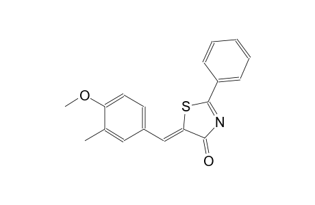 (5Z)-5-(4-methoxy-3-methylbenzylidene)-2-phenyl-1,3-thiazol-4(5H)-one