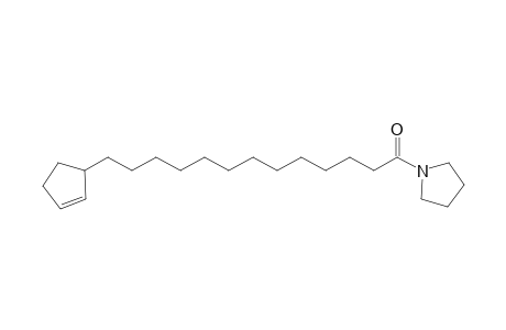 13-Cyclopentenyl-tridecanoic acid, pyrrolidide