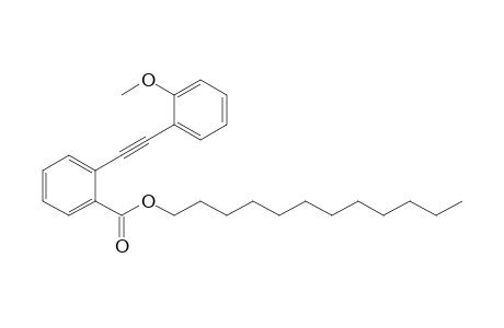 Dodecyl 2-((2-methoxyphenyl)ethynyl)benzoate