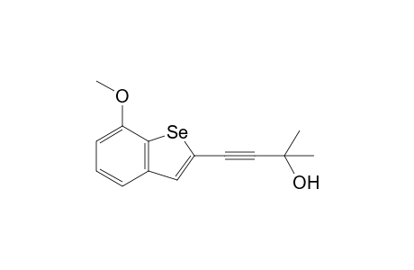 4-(7-Methoxybenzo[b]selenophen-2-yl)-2-methylbut-3-yn-2-ol