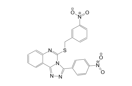[1,2,4]triazolo[4,3-c]quinazoline, 3-(4-nitrophenyl)-5-[[(3-nitrophenyl)methyl]thio]-