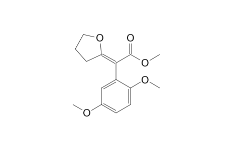 Methyl (Dihydrofuran-2(3H)-ylidene)-(2,5-dimethoxyphenyl)acetate
