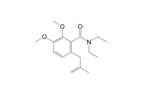 N,N-diethyl-2,3-dimethoxy-6-(2-methylallyl)benzamide