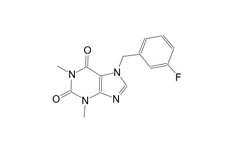 1H-purine-2,6-dione, 7-[(3-fluorophenyl)methyl]-3,7-dihydro-1,3-dimethyl-