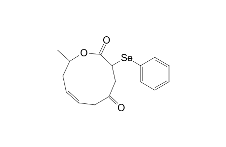 (4Z)-2-methyl-9-(phenylseleno)-3,6,8,9-tetrahydro-2H-oxecin-7,10-dione