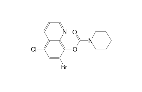 1-piperidinecarboxylic acid, 7-bromo-5-chloro-8-quinolinyl ester