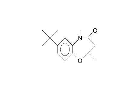 7-tert-Butyl-2,5-dimethyl-2,3-dihydro-(1,5)benzoxazein-4(5H)-one