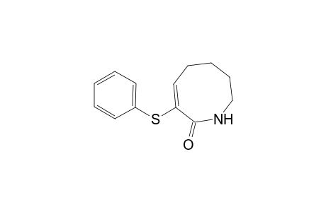 2(1H)-Azocinone, 5,6,7,8-tetrahydro-3-(phenylthio)-, (E)-