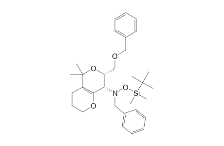N-BENZYL-N-[(7S,8S)-7-(BENZYLOXYMETHYL)-5,5-DIMETHYL-2,3,4,5,7,8-HEXAHYDROPYRANO-[4,3-B]-PYRAN-8-YL]-O-(TERT.-BUTYLDIMETHYLSILYL)-HYDROXYLAMINE