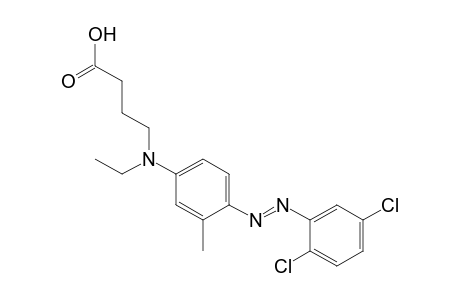 Butanoic acid, 4-[[4-[2-(2,5-dichlorophenyl)diazenyl]-3-methylphenyl]ethylamino]-
