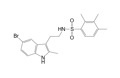 N-[2-(5-bromanyl-2-methyl-1H-indol-3-yl)ethyl]-2,3,4-trimethyl-benzenesulfonamide