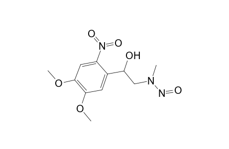 1-(4,5-Dimethoxy-2-nitrophenyl)-2-(1-methyl-2-oxohydrazino)ethanol